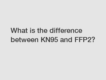 What is the difference between KN95 and FFP2?