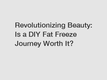 Revolutionizing Beauty: Is a DIY Fat Freeze Journey Worth It?